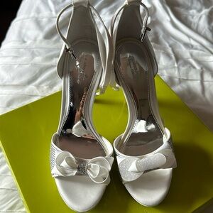 White wedding shoes beautiful new
